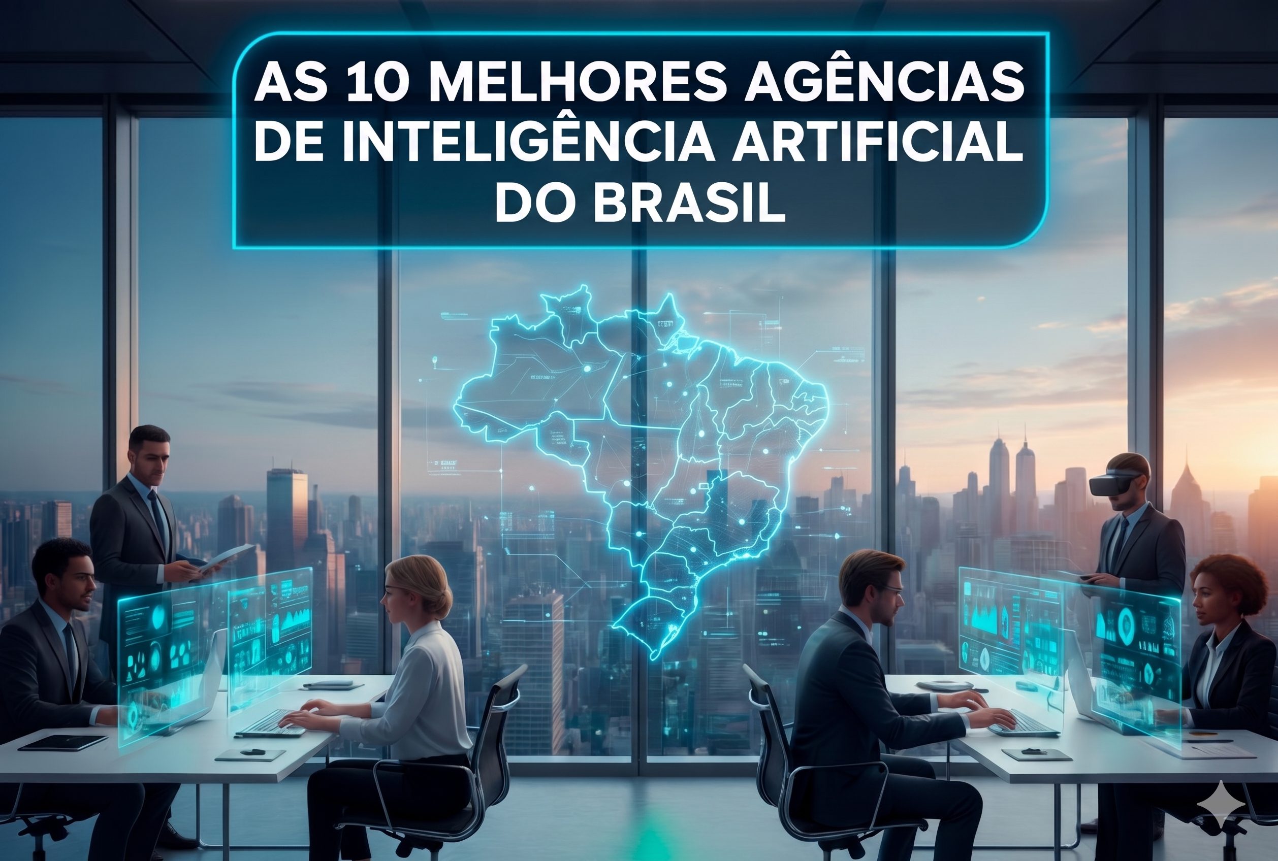 As 10 Melhores Agências de Inteligência Artificial do Brasil.