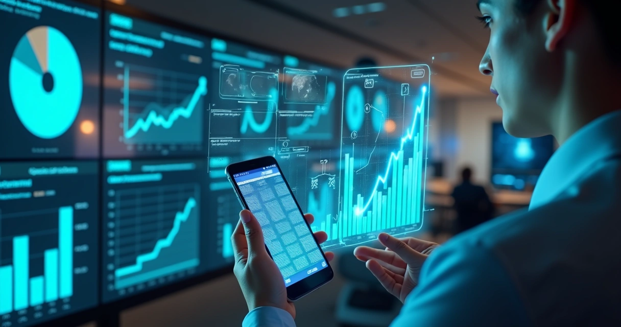Agentes de IA interagindo com diferentes dispositivos digitais mostrando personalização da jornada de compra e aumento de vendas