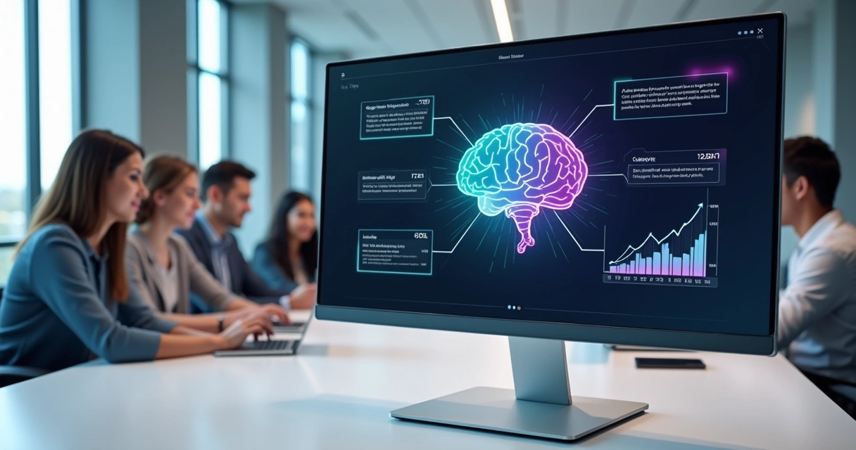 Dashboard com IA integrando CRM e ERP para automatizar funil de vendas