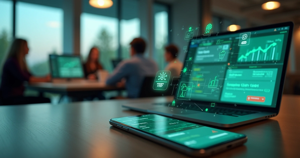 Agente de IA integrado ao WhatsApp atendendo clientes de uma empresa em vários dispositivos