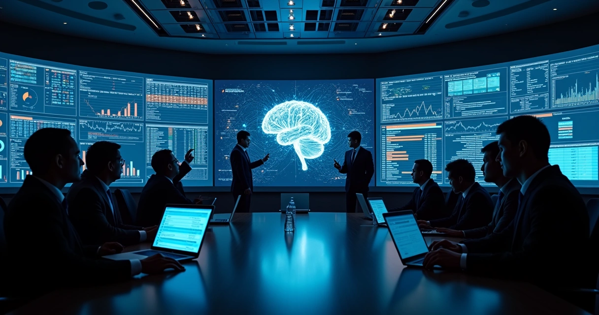 ia-detectando-fraude-interna-empresa-163.webp Painel de IA analisando dados de empresa para detectar fraudes internas