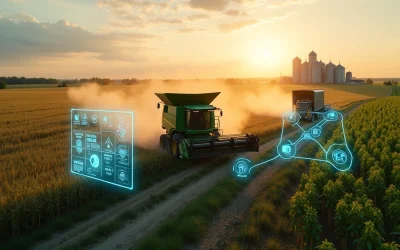 Agronegócio e Cooperativas Agrícolas: Como Agentes de IA otimizam logística de safra, estoque e operação comercial