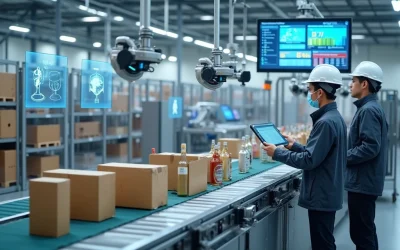 Indústria de embalagens: Automação com IA em produção e controle de qualidade