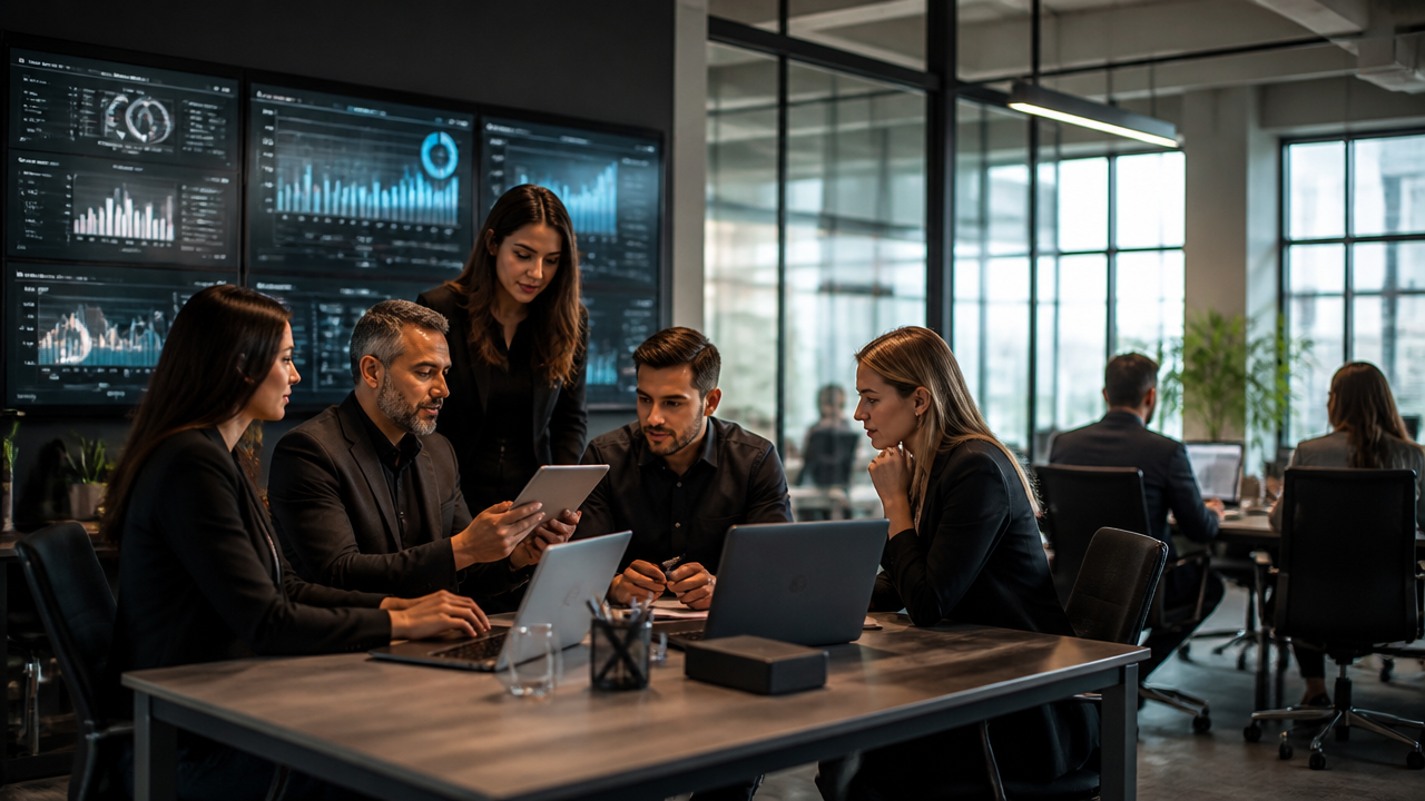 equipe-corporativa-analisando-automacoes-e-dados-em-ambiente-792f762c.webp Equipe corporativa analisando automações e dados em ambiente profissional moderno