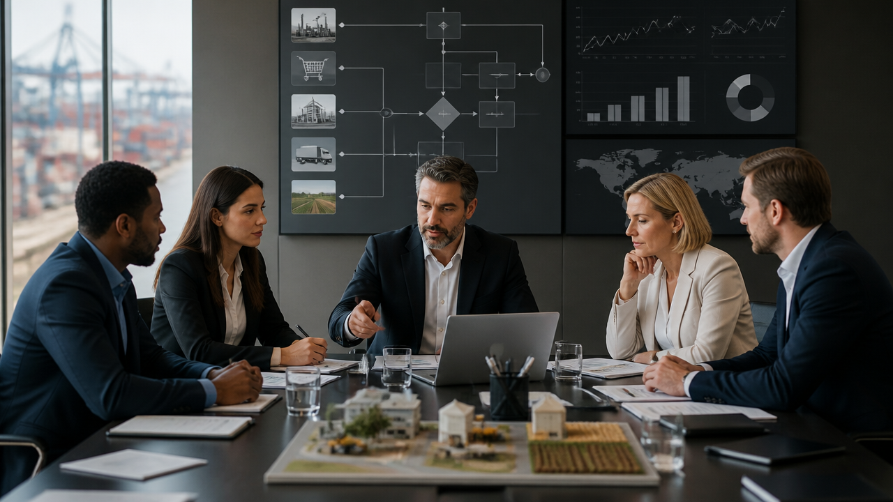 executivos-analisando-a-adocao-de-inteligencia-artificial-em-a27197db.webp Executivos analisando a adoção de inteligência artificial em processos de setores tradicionais.