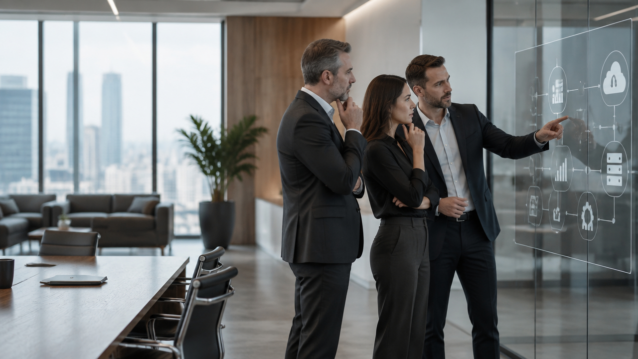 liderancas-empresariais-analisam-criterios-para-escolher-uma-adaeacc4.jpg Lideranças empresariais analisam critérios para escolher uma consultoria de inteligência artificial.